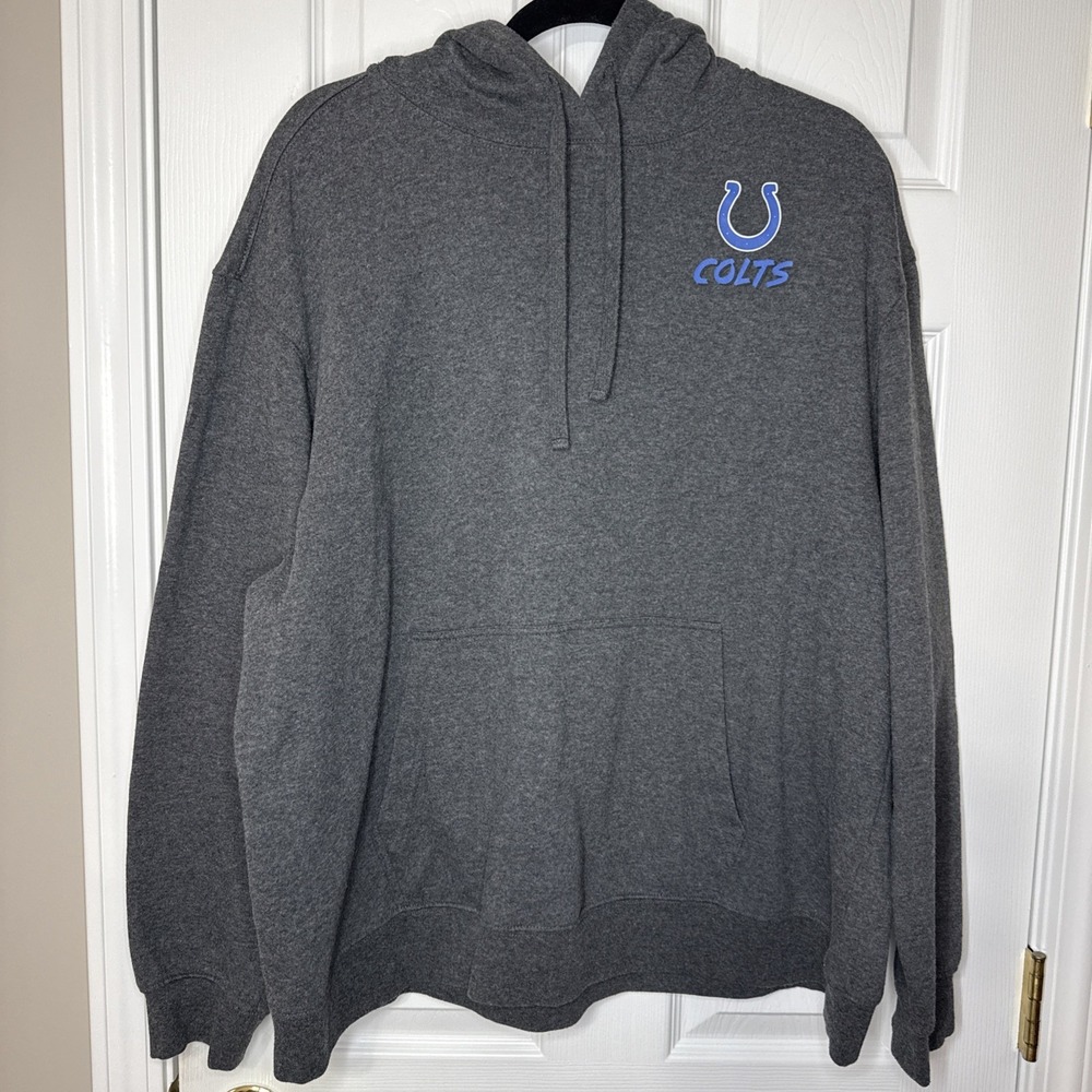 🏈 INDIANAPOLIS COLTS Hoodie | WEAR by Erin Andrews | Gray | Size 1X/1XG